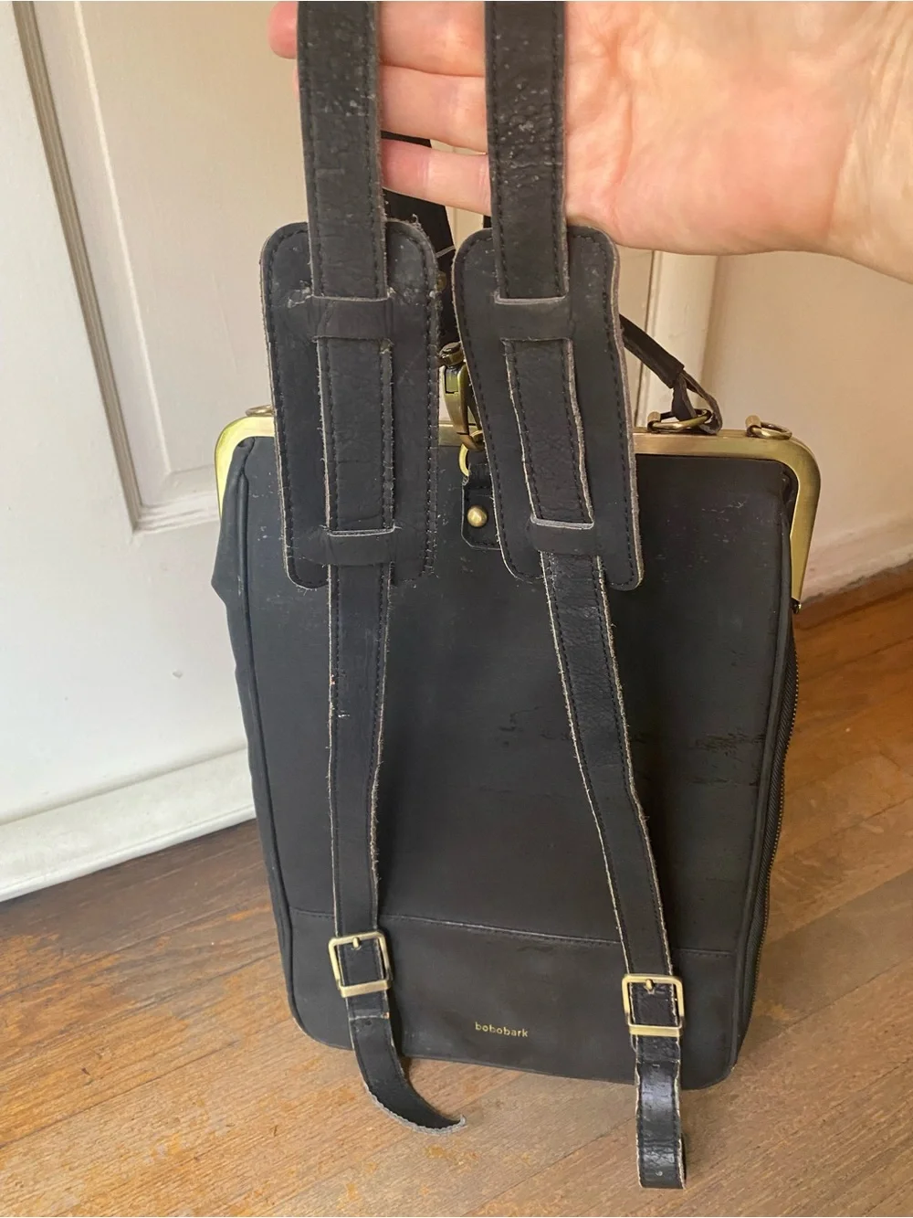 Laflore Paris chic handmade bobobark convertible backpack purse
